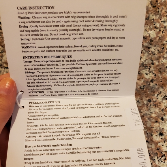 WIG - Noriko Seaglass Light Green Wig - Picture 9 of 12